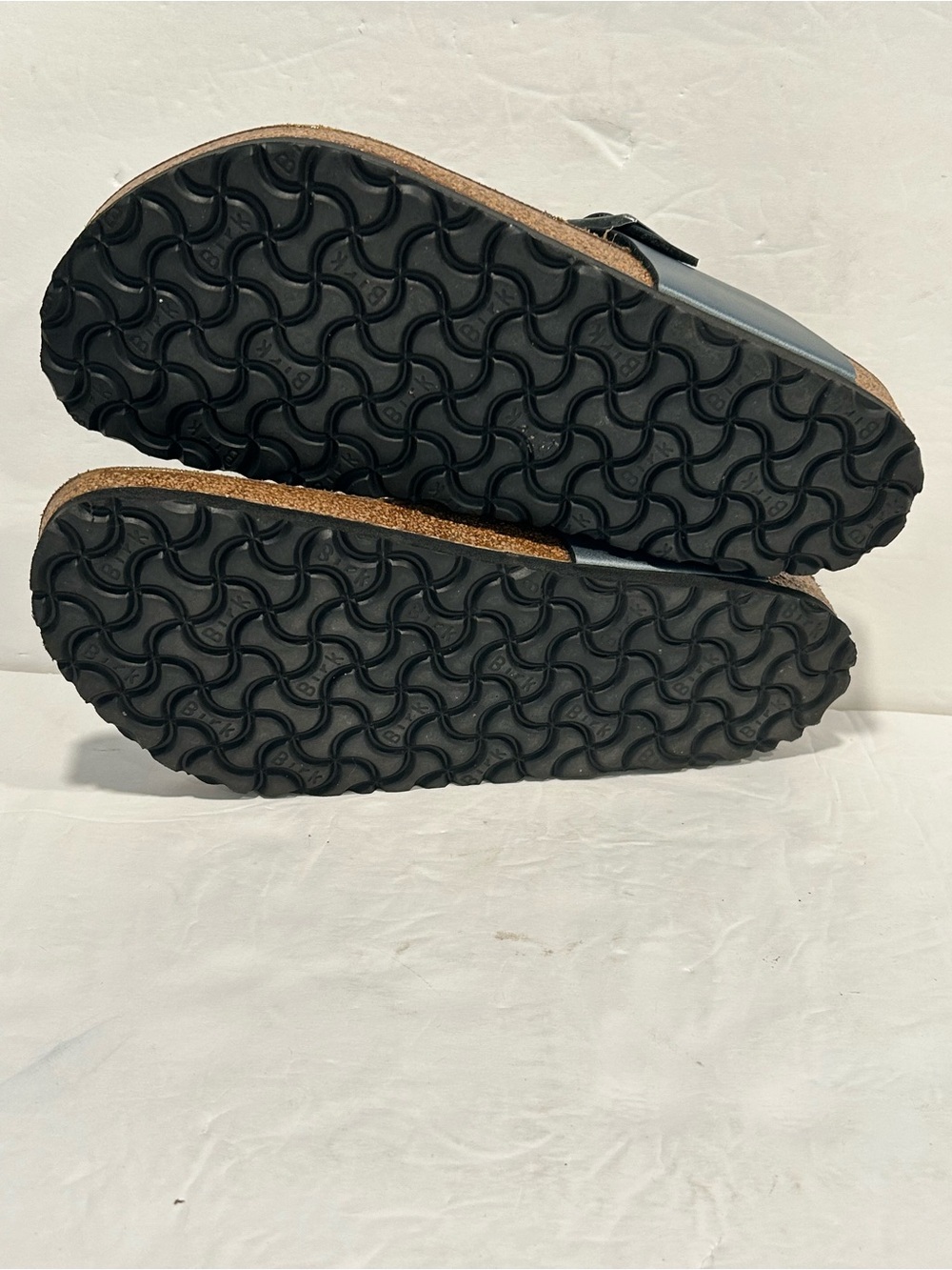 Birkenstock Gizeh Thong Sandals Gunmetal Birko-Flor Cork Footbed EU41 (Women 10) - Picture 11 of 12